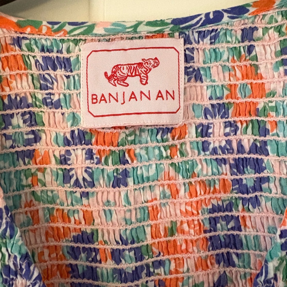 Banjanan Irna smocked midi dress - Picture 2 of 3
